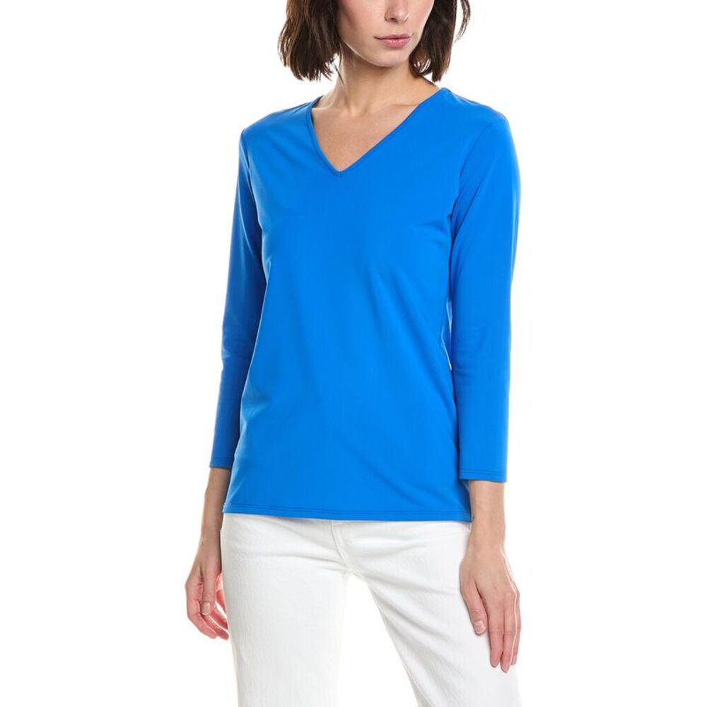 Melly M Womens Solid Top, Blue